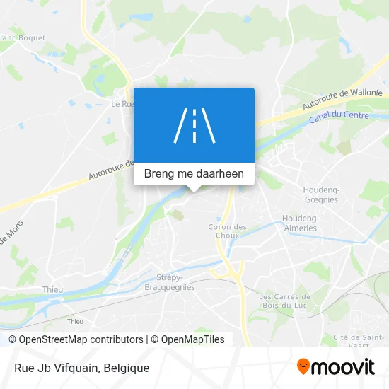 Rue Jb Vifquain kaart