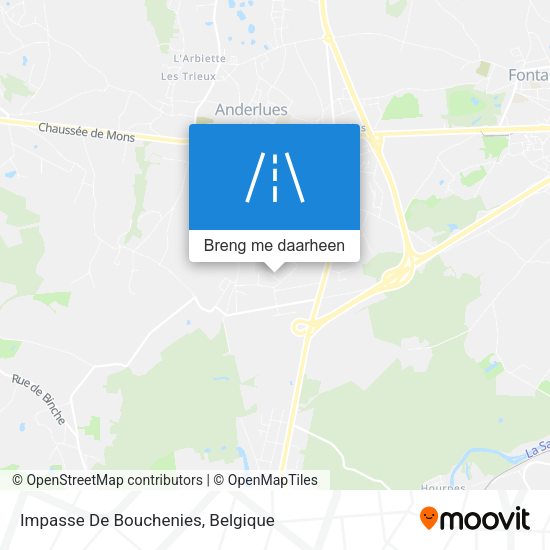 Impasse De Bouchenies kaart