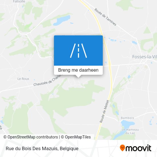 Rue du Bois Des Mazuis kaart