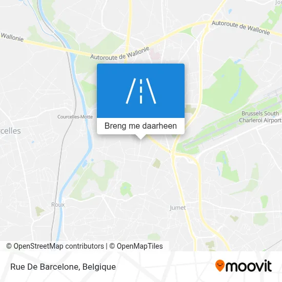 Rue De Barcelone kaart