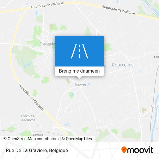 Rue De La Gravière kaart