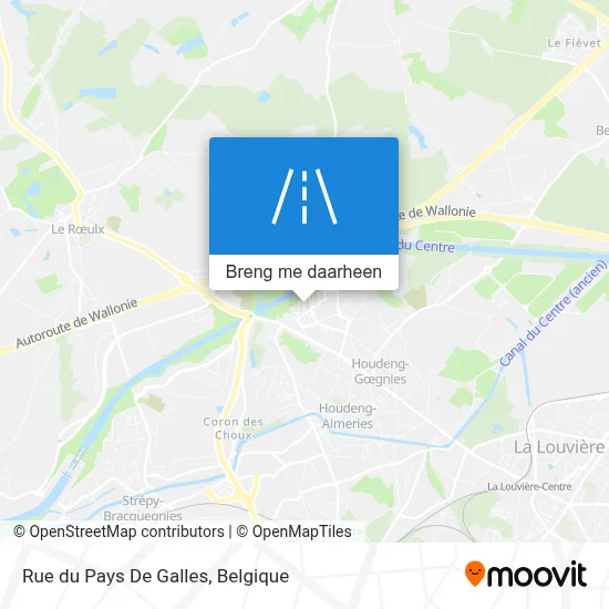 Rue du Pays De Galles kaart