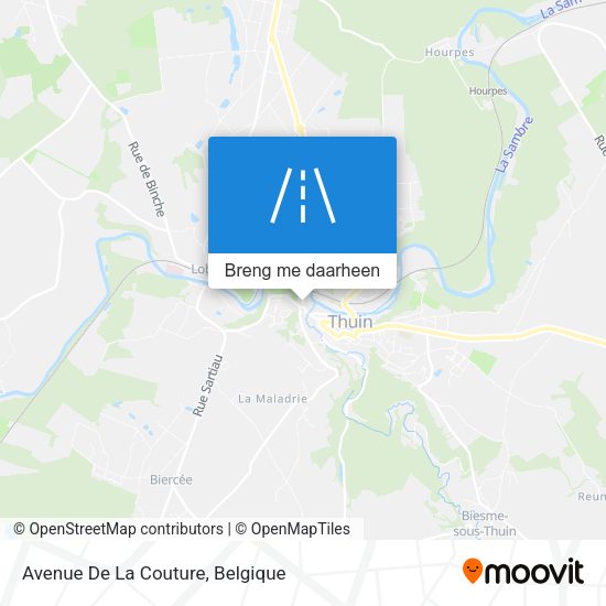 Avenue De La Couture kaart