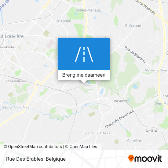 Rue Des Érables kaart