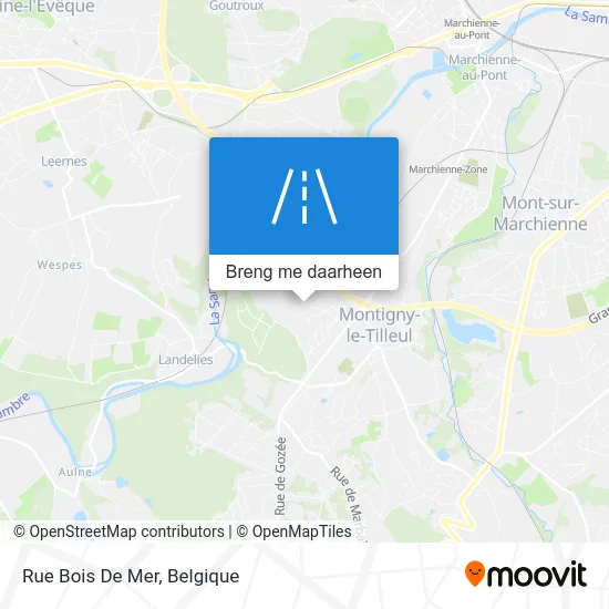 Rue Bois De Mer kaart