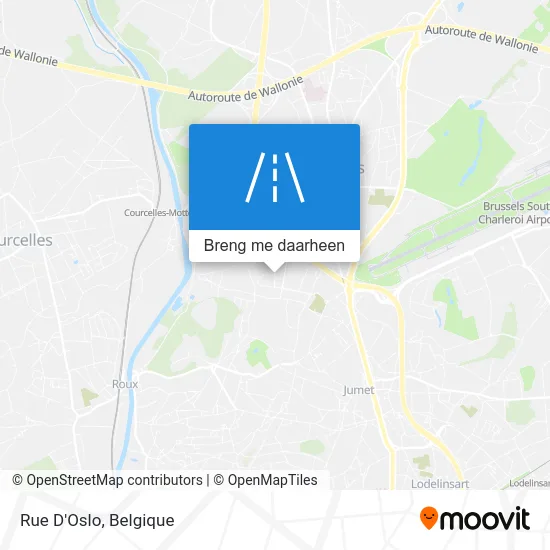 Rue D'Oslo kaart