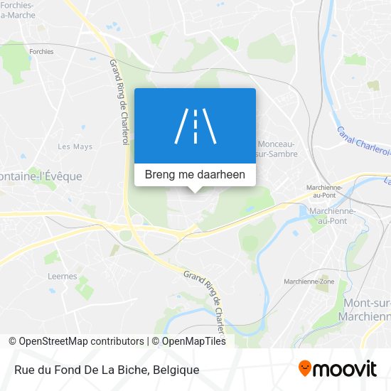 Rue du Fond De La Biche kaart