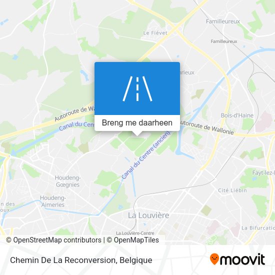 Chemin De La Reconversion kaart