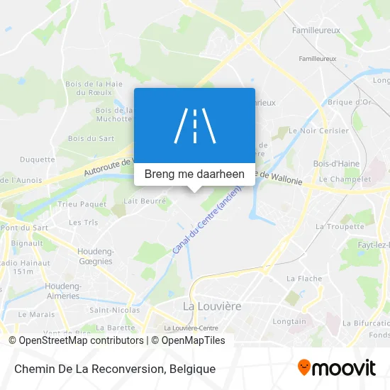 Chemin De La Reconversion kaart