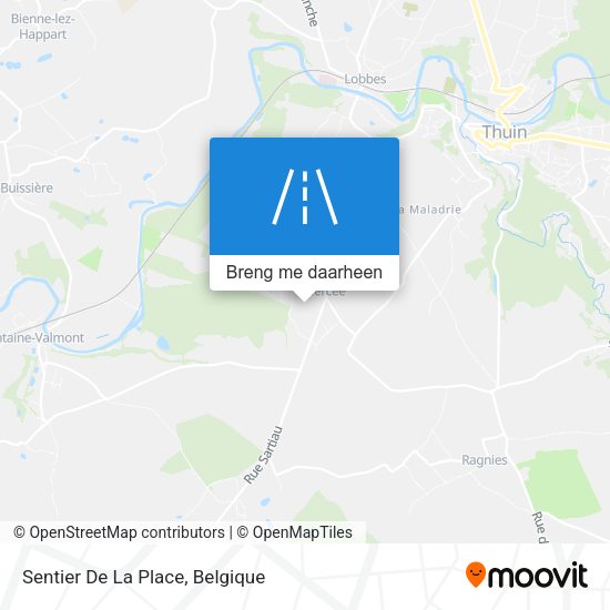 Sentier De La Place kaart