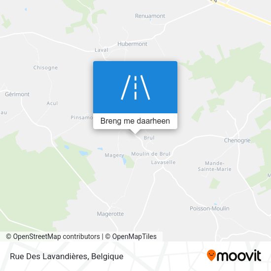 Rue Des Lavandières kaart