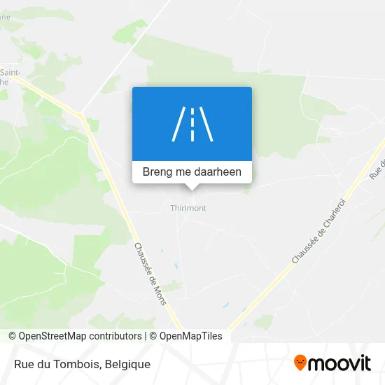 Rue du Tombois kaart