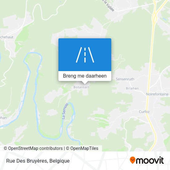 Rue Des Bruyères kaart