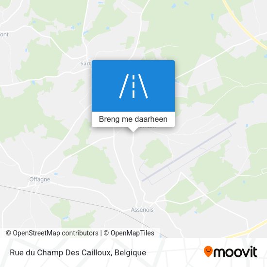 Rue du Champ Des Cailloux kaart