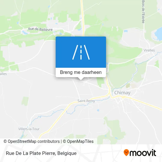 Rue De La Plate Pierre kaart