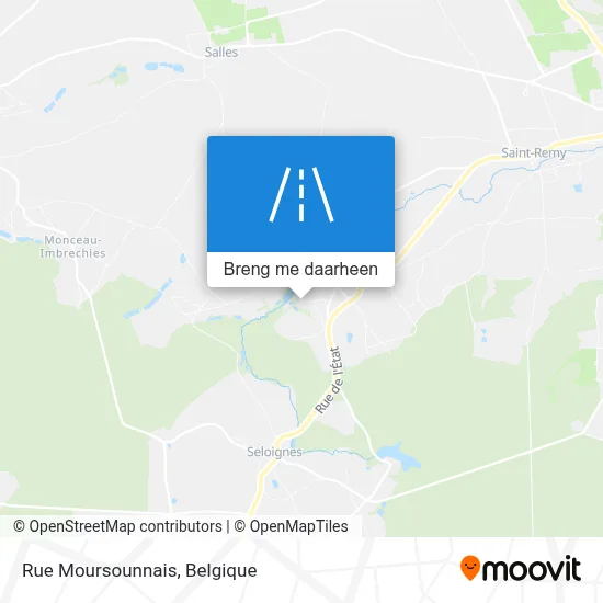 Rue Moursounnais kaart