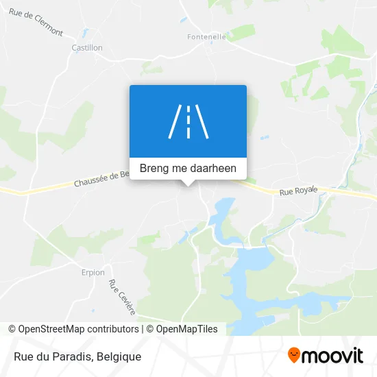 Rue du Paradis kaart