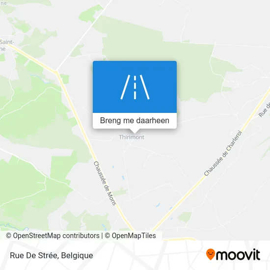 Rue De Strée kaart