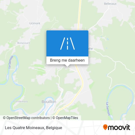 Les Quatre Moineaux kaart