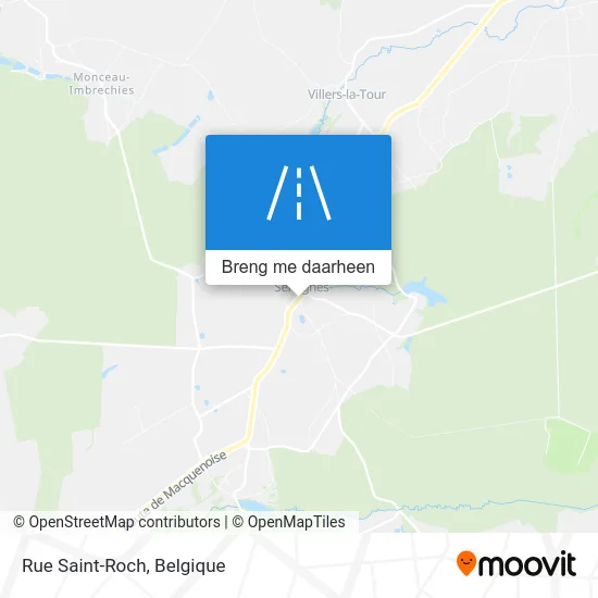 Rue Saint-Roch kaart