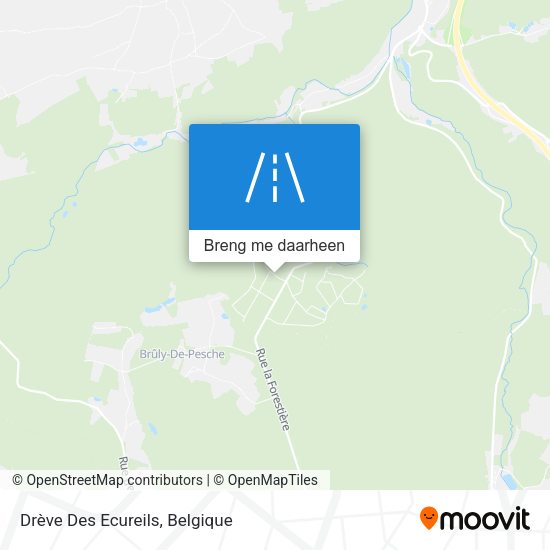 Drève Des Ecureils kaart
