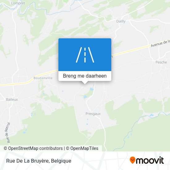 Rue De La Bruyère kaart