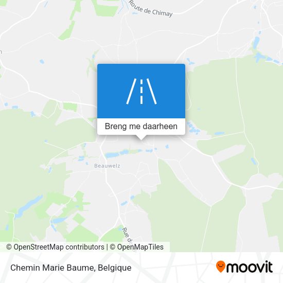 Chemin Marie Baume kaart