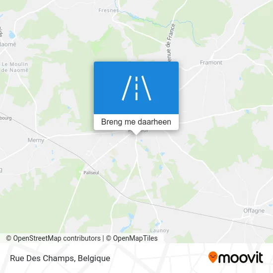 Rue Des Champs kaart