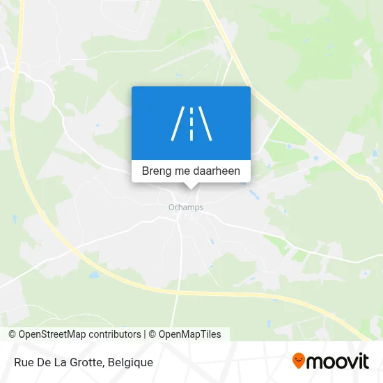 Rue De La Grotte kaart