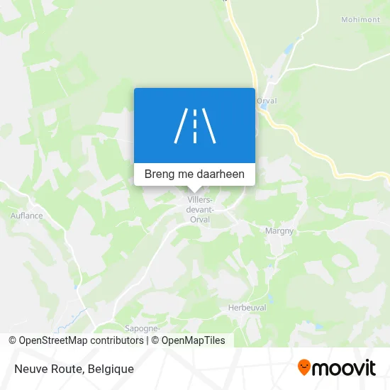 Neuve Route kaart