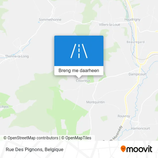 Rue Des Pignons kaart