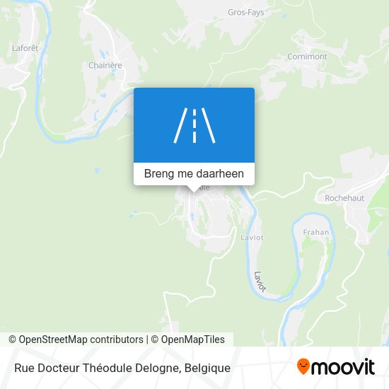 Rue Docteur Théodule Delogne kaart