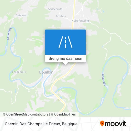Chemin Des Champs Le Prieux kaart