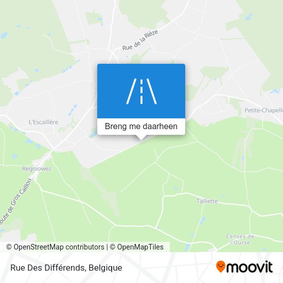 Rue Des Différends kaart