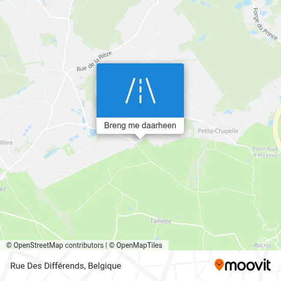 Rue Des Différends kaart