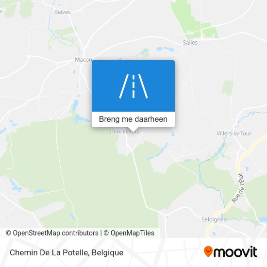 Chemin De La Potelle kaart
