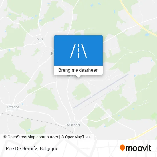Rue De Bernifa kaart