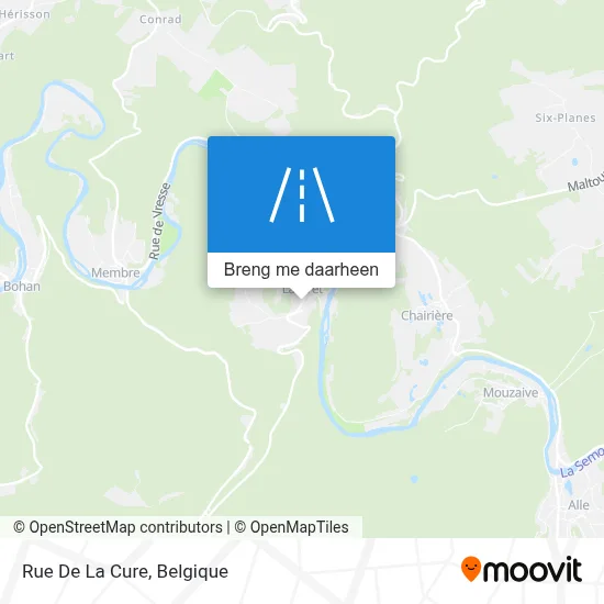 Rue De La Cure kaart