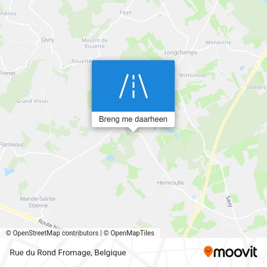 Rue du Rond Fromage kaart