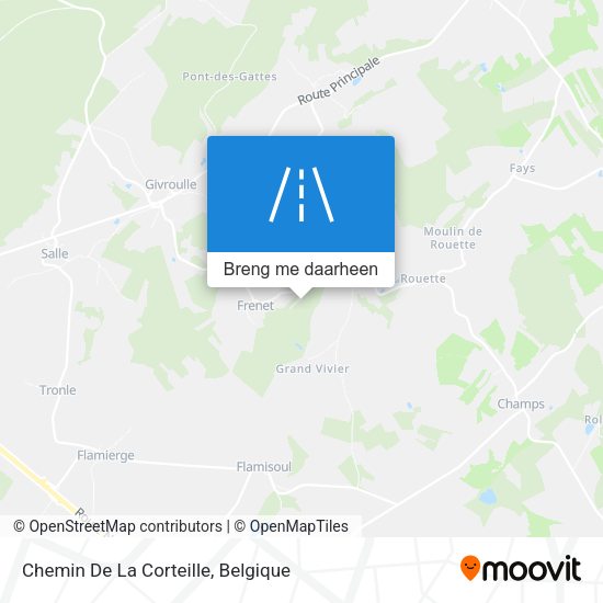 Chemin De La Corteille kaart