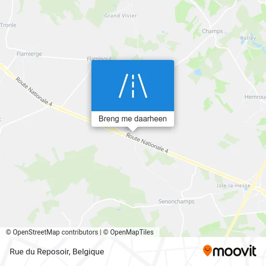 Rue du Reposoir kaart