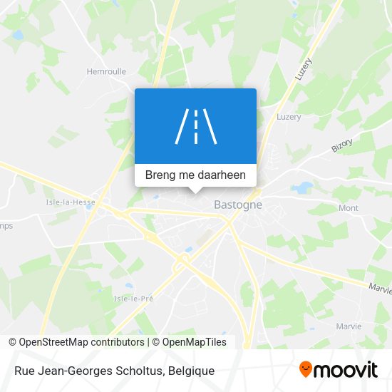 Rue Jean-Georges Scholtus kaart