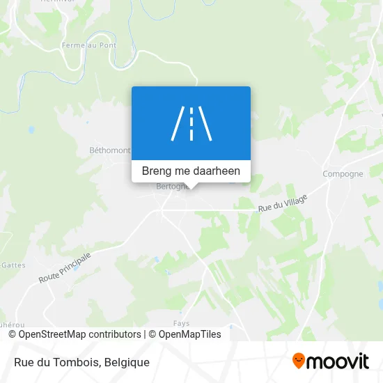 Rue du Tombois kaart