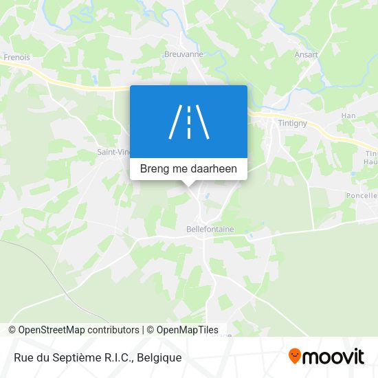 Rue du Septième R.I.C. kaart