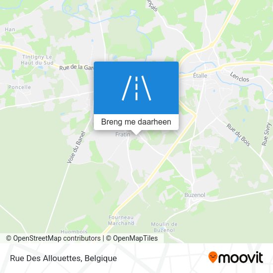 Rue Des Allouettes kaart