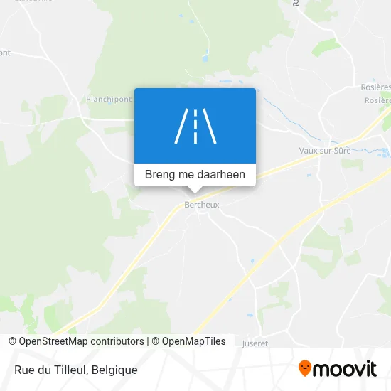 Rue du Tilleul kaart