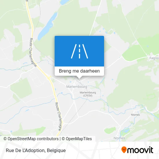 Rue De L'Adoption kaart