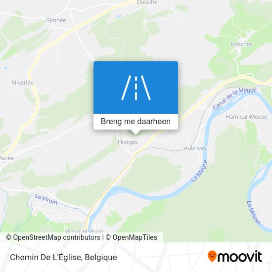 Chemin De L'Église kaart