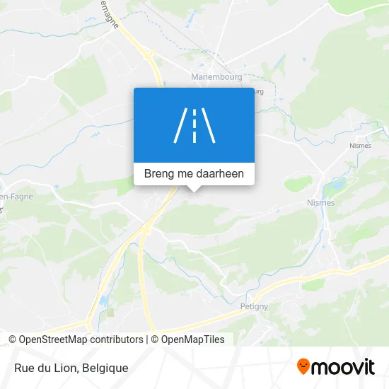 Rue du Lion kaart
