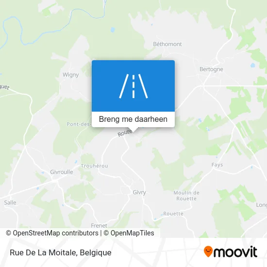 Rue De La Moitale kaart